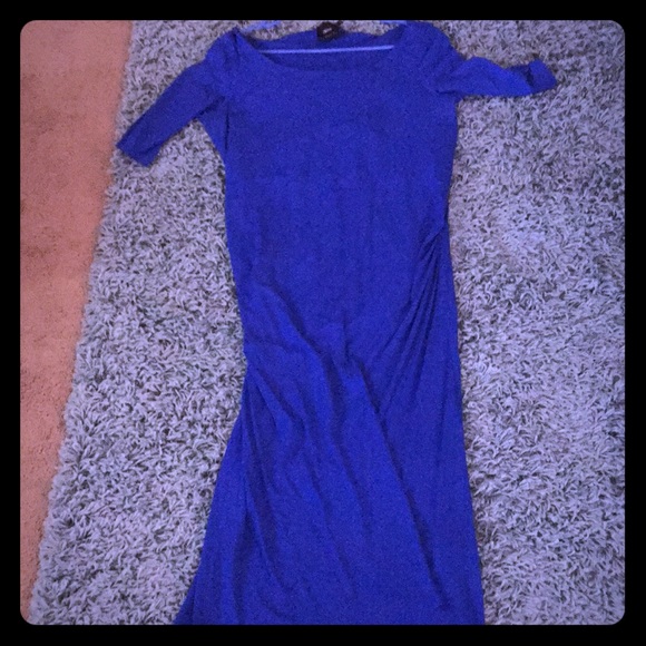 ASOS Cobalt Blue Maternity Dress - Picture 2 of 3